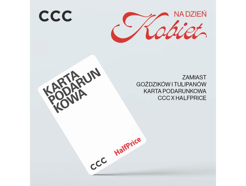 Karta Podarunkowa Cccxhalfprice Idealny Prezent Z Okazji Dnia Kobiet